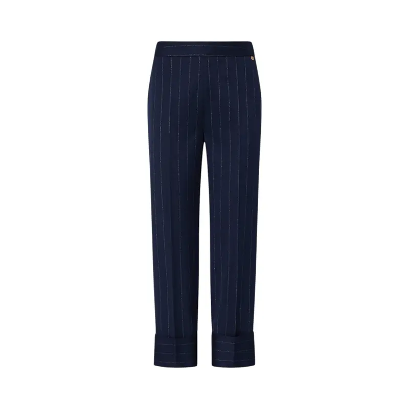 Pantaloni donna a sigaretta gessati