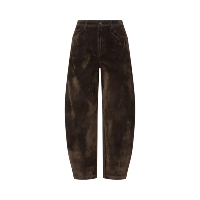 Pantaloni donna balloon in velluto