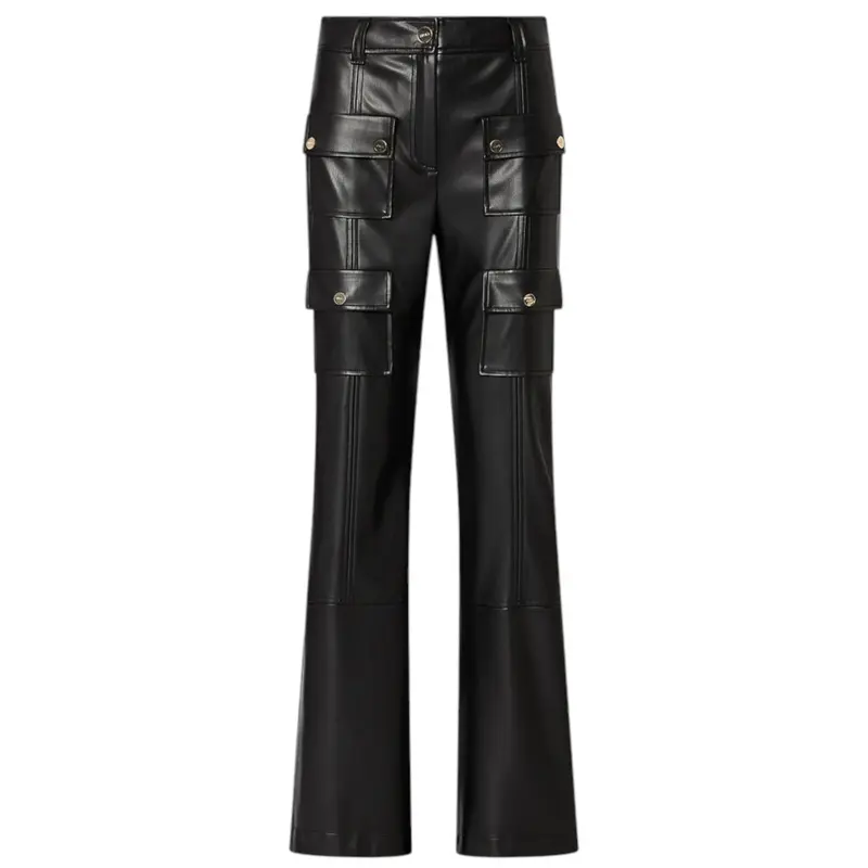 Pantaloni donna in tessuto spalmato