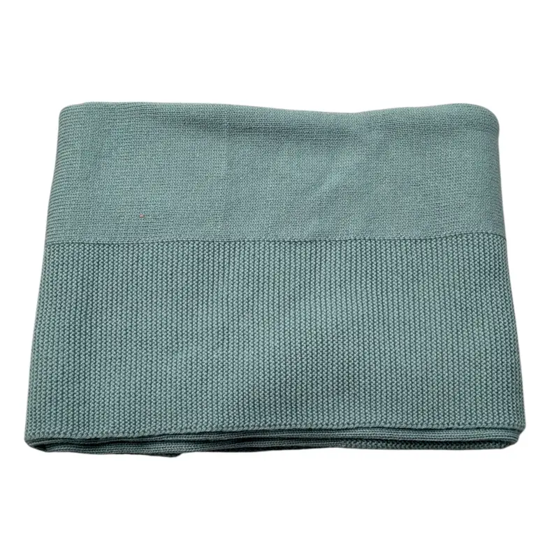 Paz Rodriguez Coperta tinta unita Verde per Neonato