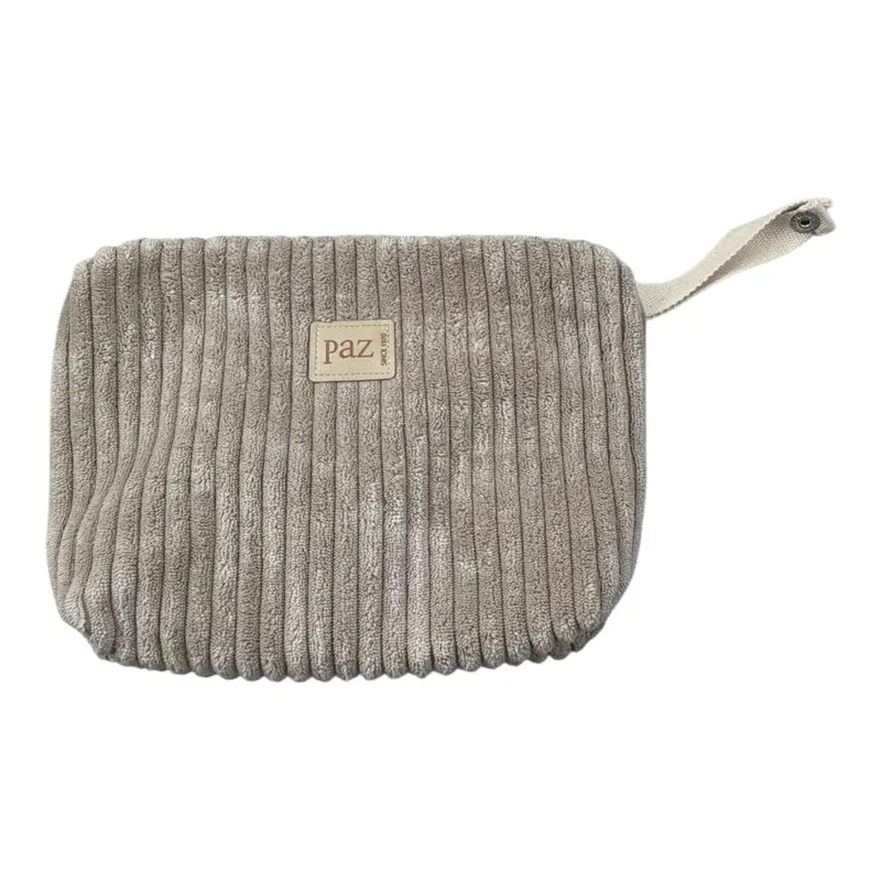 Paz Rodriguez Pochette tinta unita In Camoscio Beige per Bambina