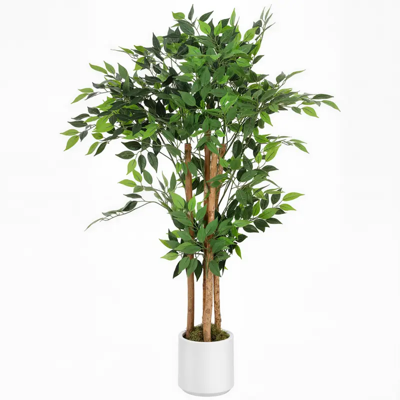 Pianta Artificiale Baniano 120 cm con Vaso