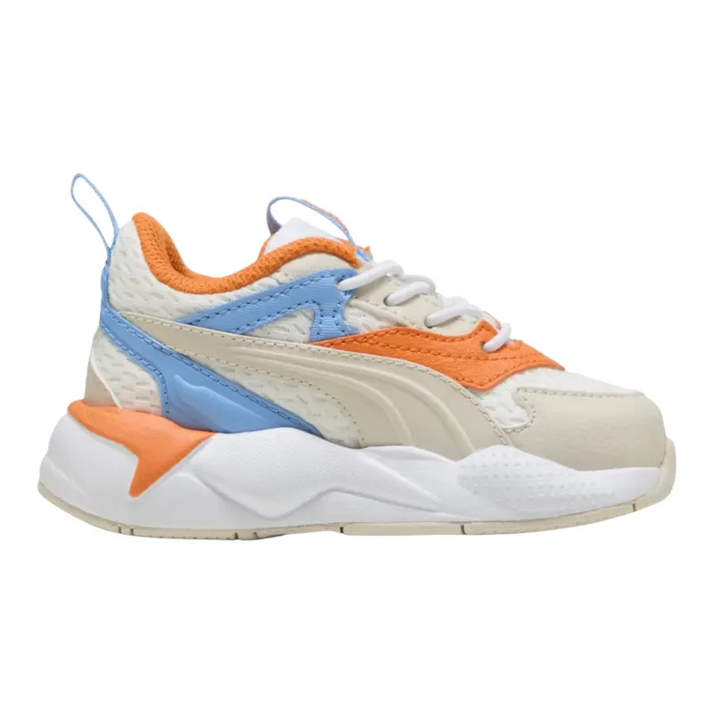 Puma Sneakers tinta unita con Lacci Multicolor per Bambino