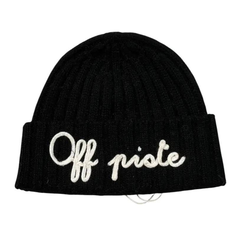Saint Barth Cappello tinta unita con Logo Nero per Bambina