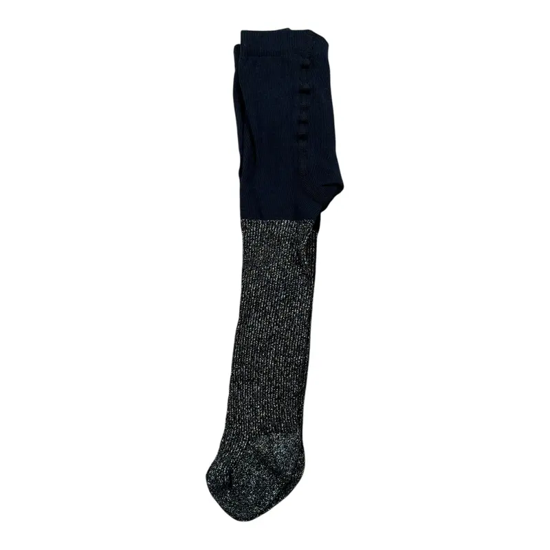 Sarabanda Calze Bicolore Blu per Neonata
