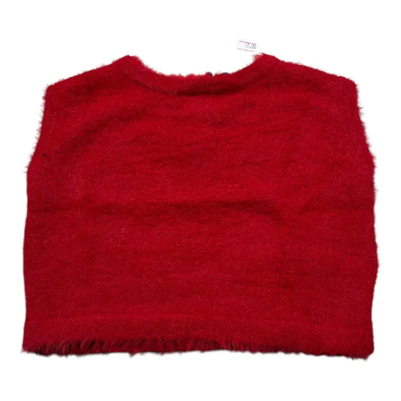 Sarabanda  Gilet tinta unita Rosso per Neonata