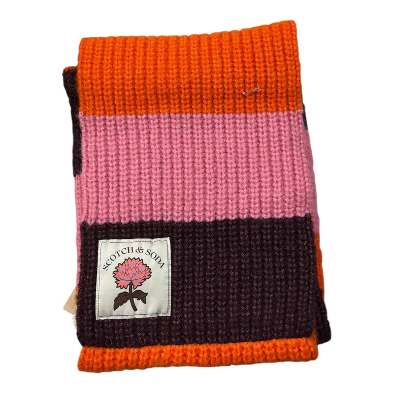 Scotch & Soda Sciarpa Multicolor con Stampa Multicolor per Bambina