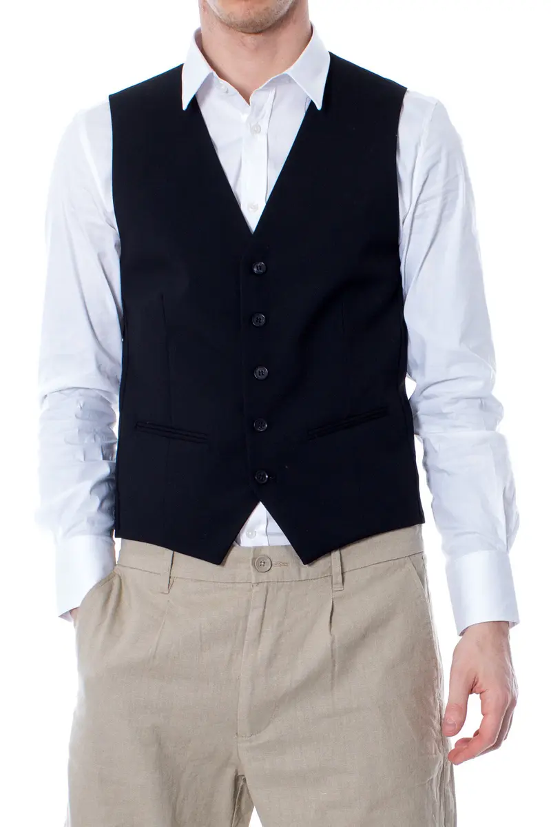 Selected Gilet Uomo Selected 16052660 black  Nero
