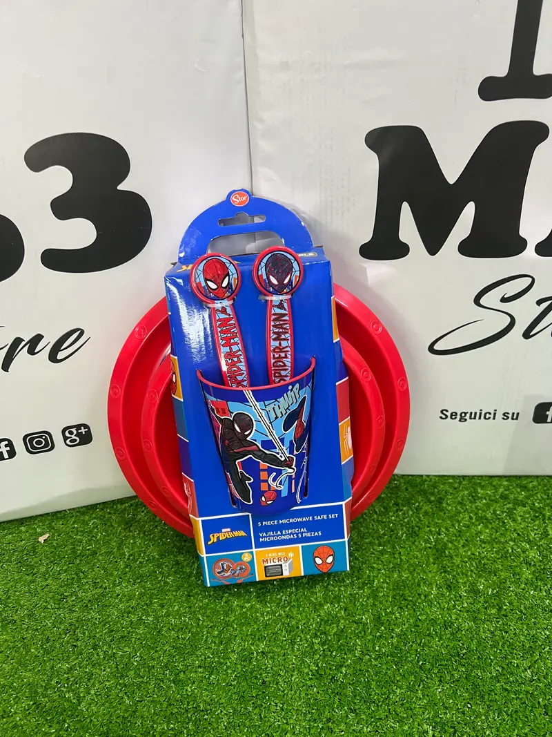 SET POSATE SPIDERMAN 5pz