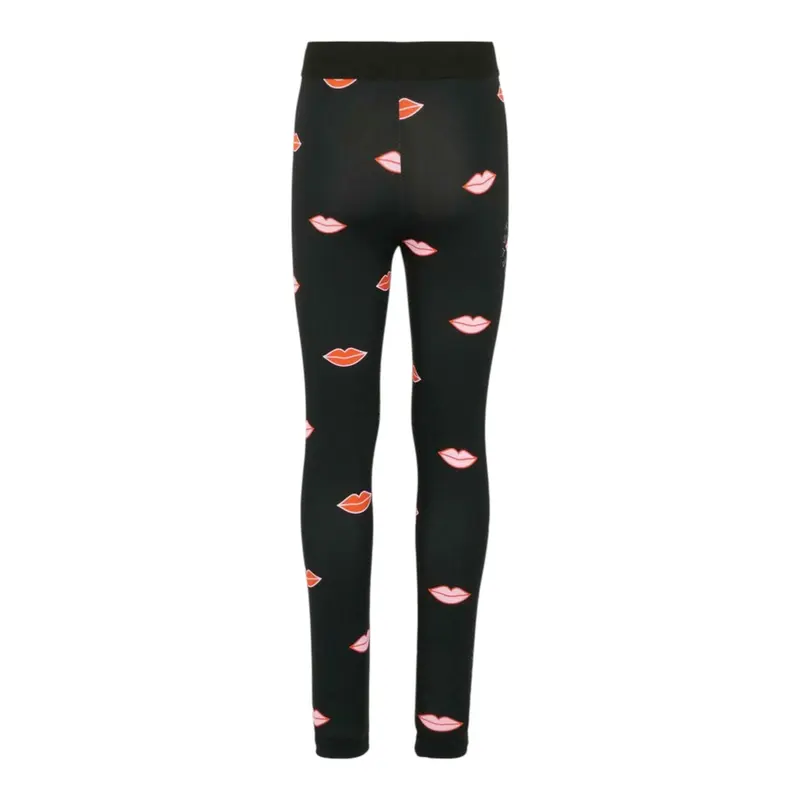 Stella Mccartney Leggins tinta unita con Stampe Nero per Bambina