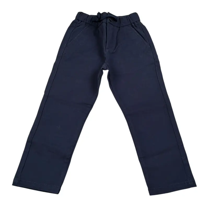 Sun68 Pantalone tinta unita con Elastico In Vita Blu per Bambino