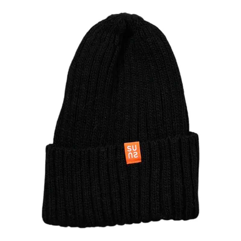 Suns Cappello tinta unita Nero per Bambina