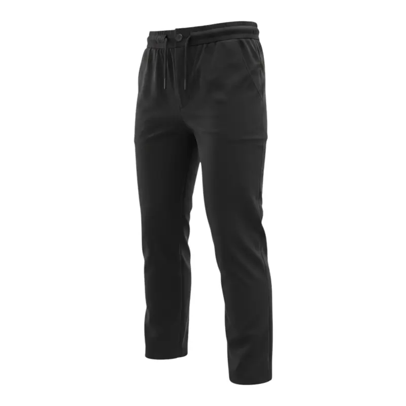 Suns Pantalone tinta unita con Elastico In Vita Nero per Bambino