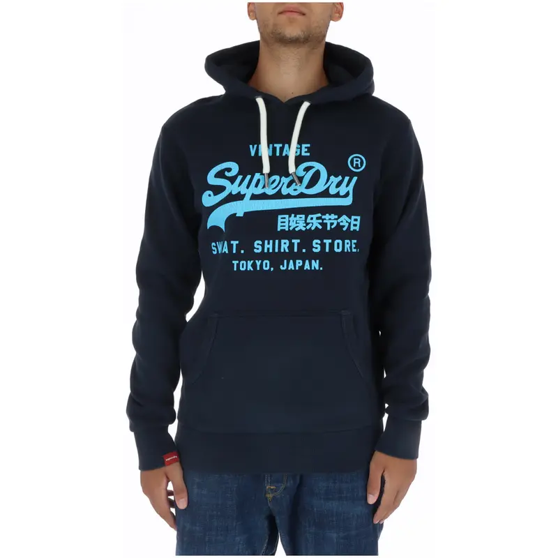 Superdry Felpa Uomo Superdry M2013391A blue  Blu