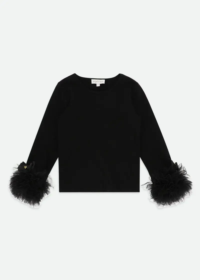 T-SHIRT CON TULLE