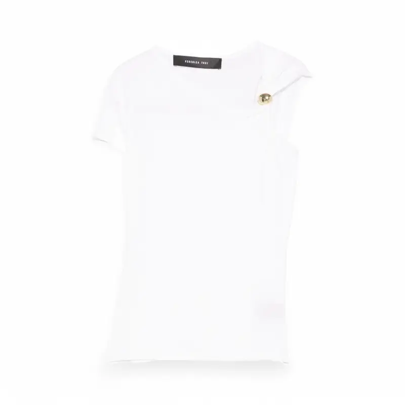 T-shirt donna con decorazione