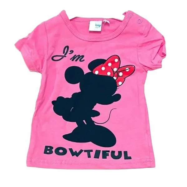 T-shirt neonata Disney 100% Cotone