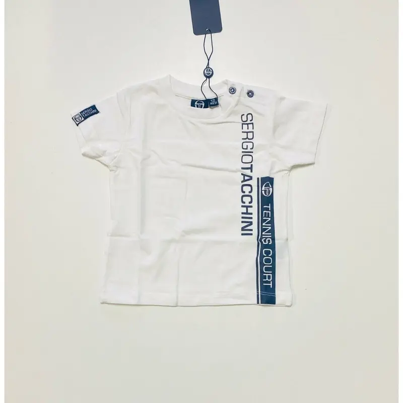 T-Shirt Sergio Tacchini neonato Bianca