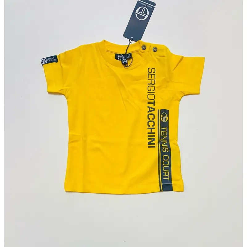 T-Shirt Sergio Tacchini neonato Giallo