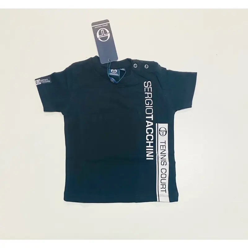 T-Shirt Sergio Tacchini neonato Nero