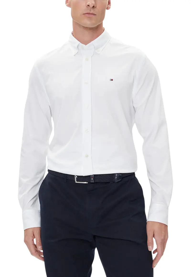 Tommy Hilfiger Camicia Uomo Tommy Hilfiger MW0MW39418 white white