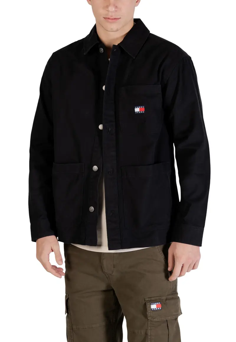 Tommy Hilfiger Jeans Camicia Uomo Tommy Hilfiger Jeans black black