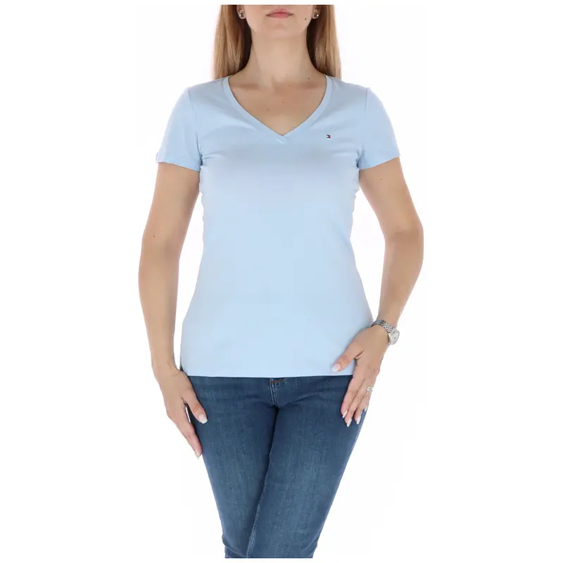 Tommy Hilfiger T-Shirt Donna Tommy Hilfiger XW0XW01641 light blue light blue