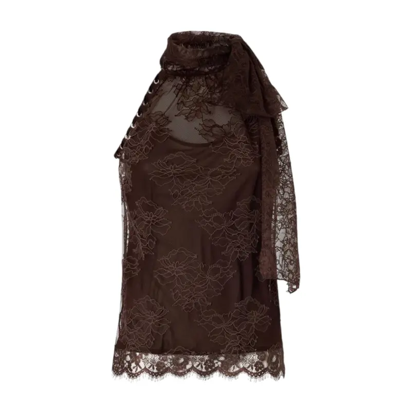 Top donna con schiena scoperta