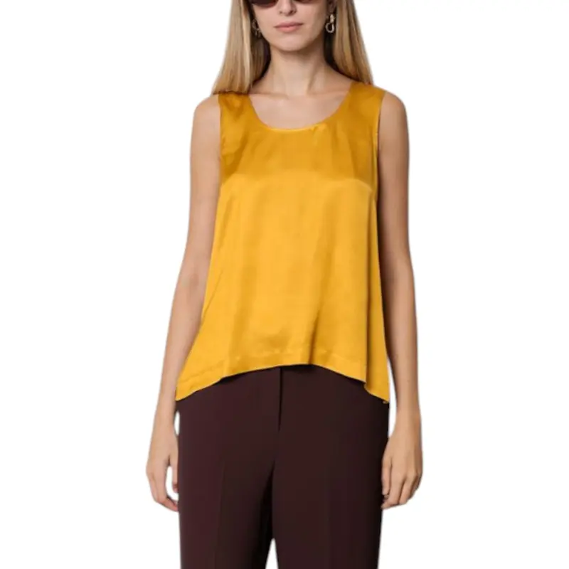 Top donna di raso