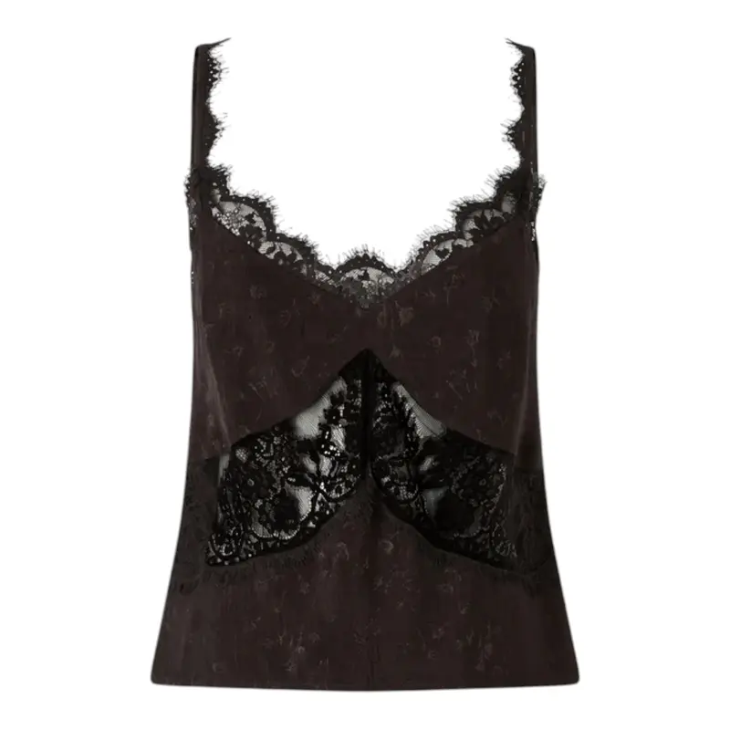 Top donna lingerie con pizzo