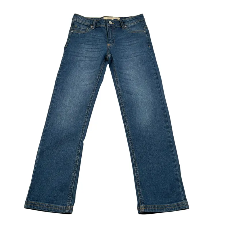 Trussardi Jeans tinta unita con 5 Tasche Blu per Bambino
