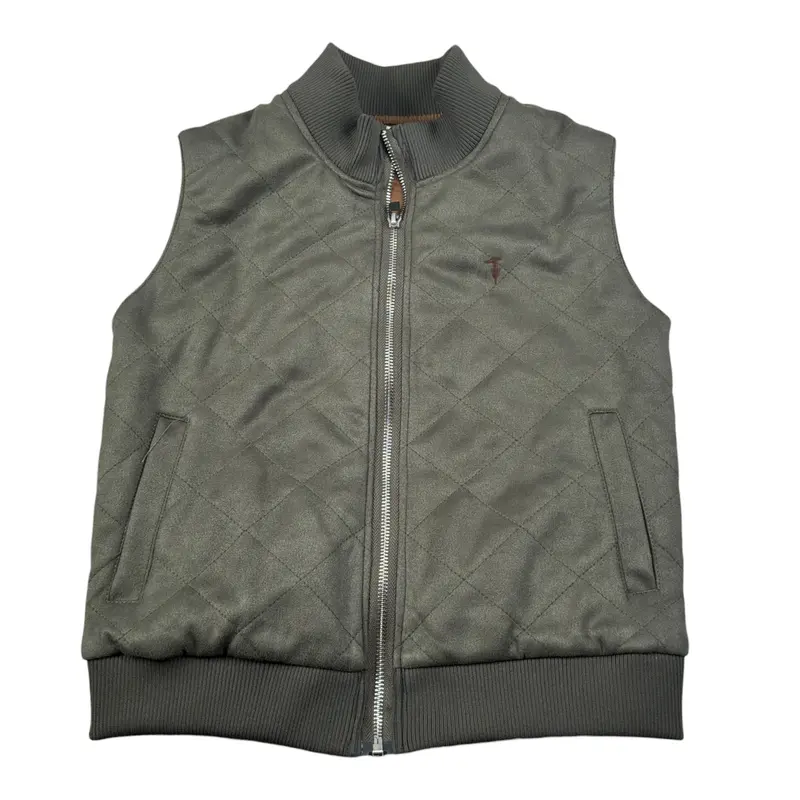 Trussardi Smanicato tinta unita con Zip Verde per Bambino