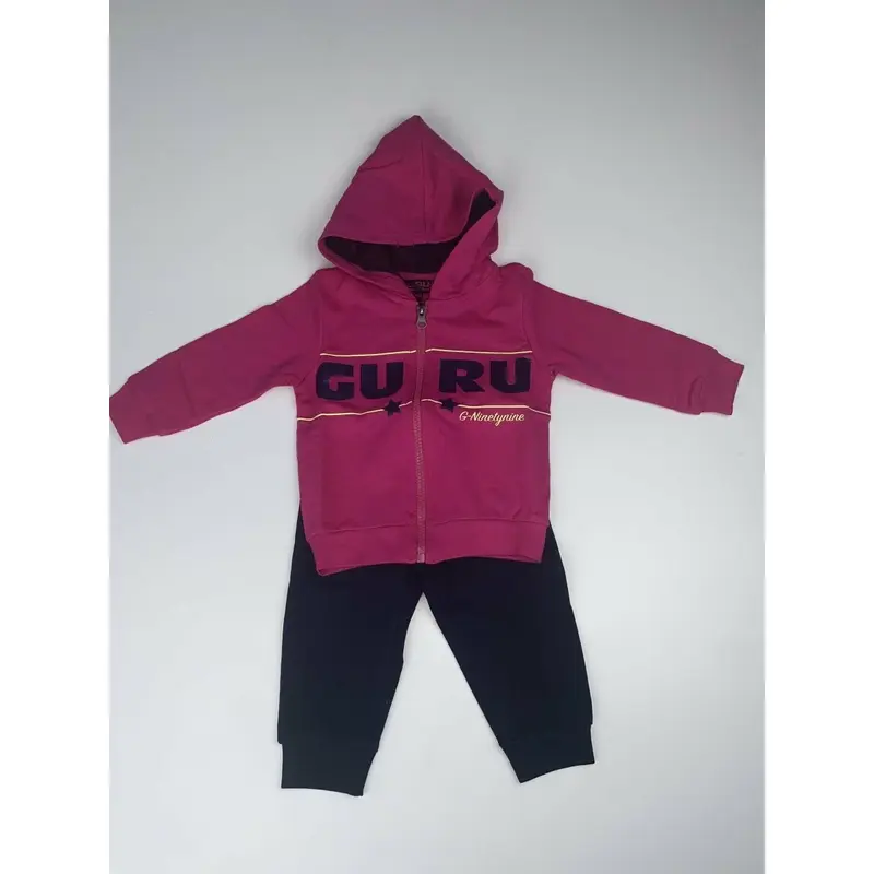 Tuta completa con zip Guru 12/36 mesi Cotone