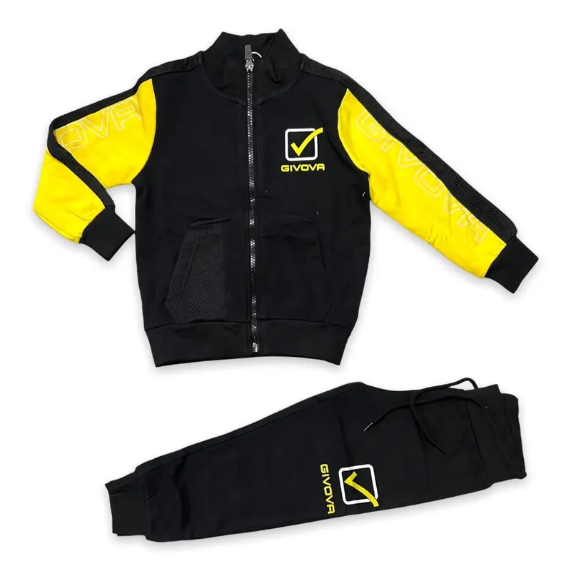 Tuta Cotone Con Zip Givova