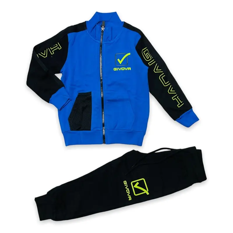 Tuta Cotone Con Zip Givova