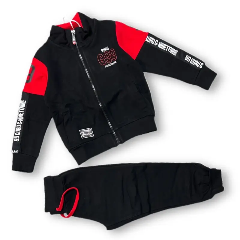 Tuta Cotone con zip Guru
