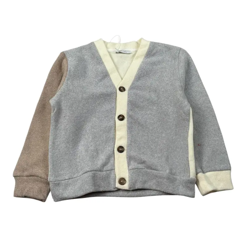 U+È Cardigan Tricolore Multicolor per Bambino