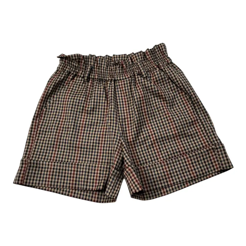 U+È Short Stampa Fantaisa con Elastico In Vita Beige per Neonata