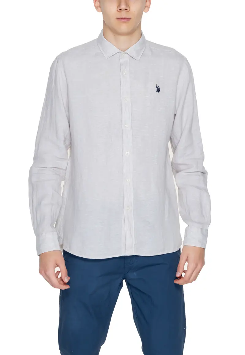 U.s. Polo Assn. Camicia Uomo U.S. Polo Assn. 67762 50816 grey Grigio