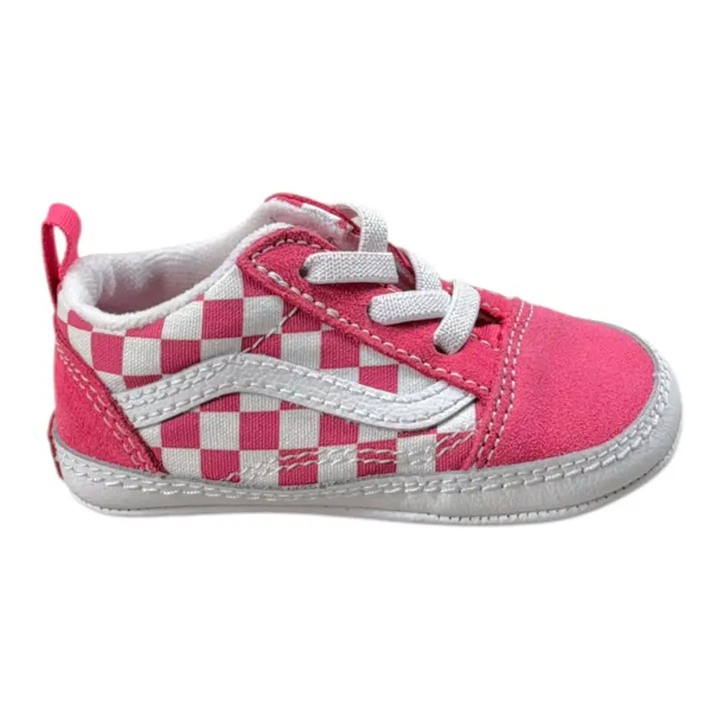 Vans Sneakers Morbide Bicolore Fantasia Quadretti Rosa/Bianco per Neonata