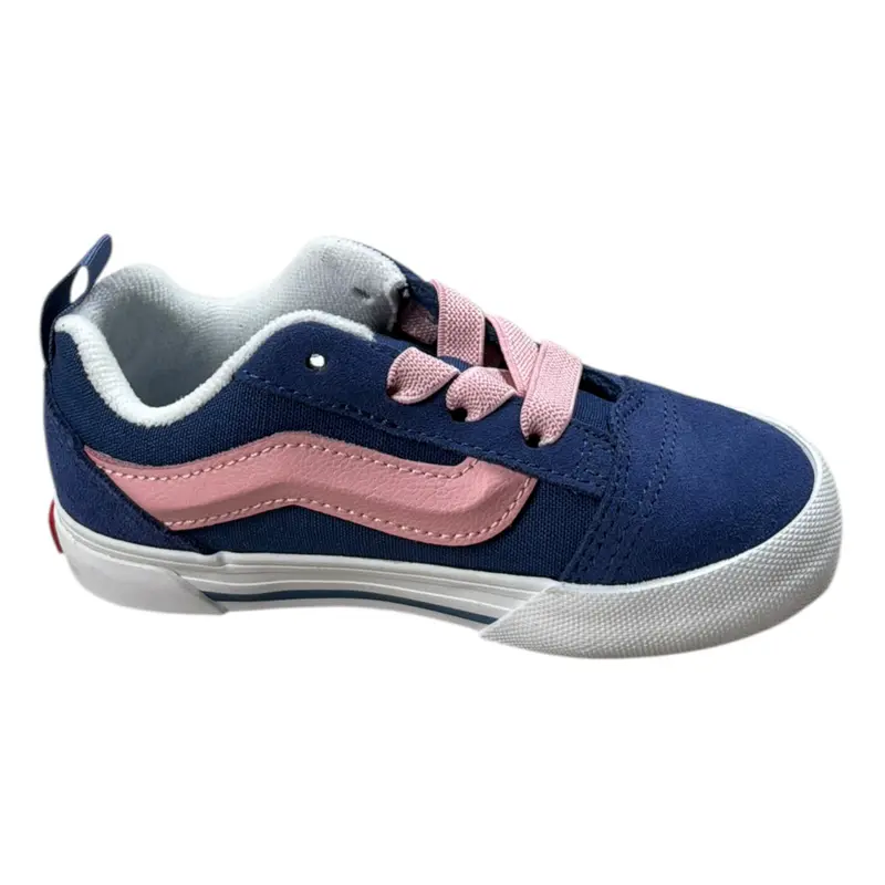 Vans Sneakers tinta unita con Lacci Blu per Neonata