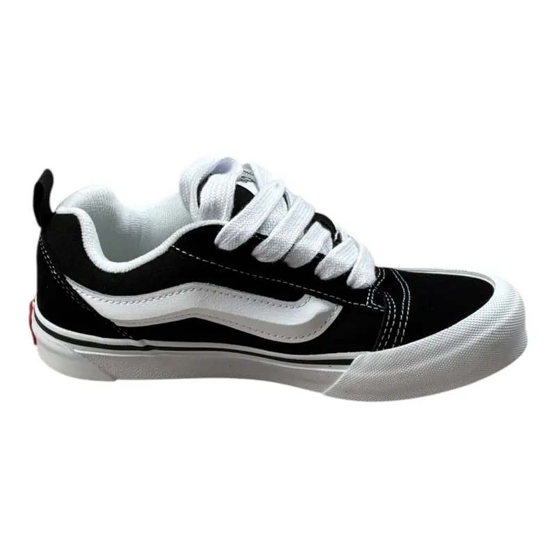 Vans Sneakers tinta unita con Lacci Nero per Neonato