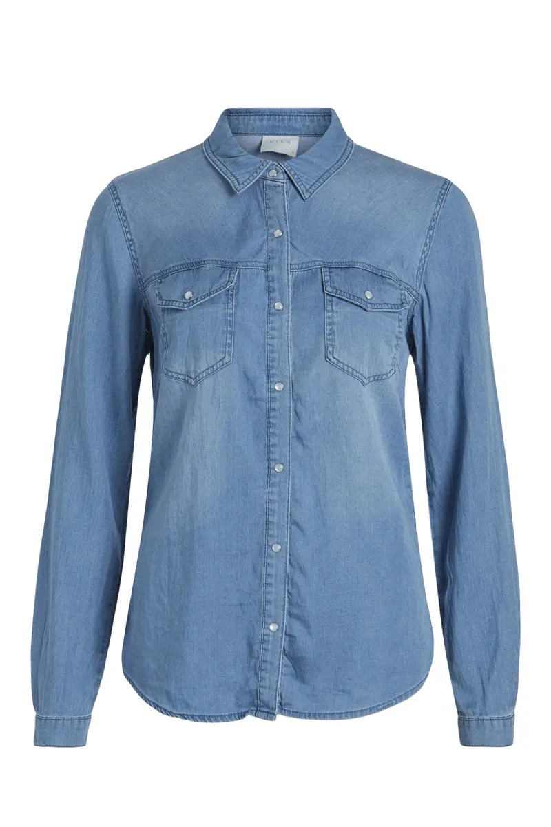 Vila Clothes Camicia Donna Vila Clothes 14033008 blue  Blu