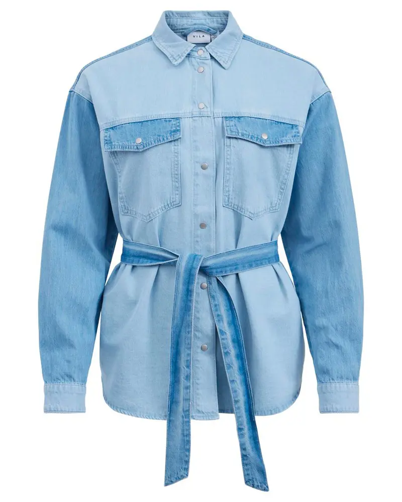 Vila Clothes Camicia Donna Vila Clothes 14066057 light blue