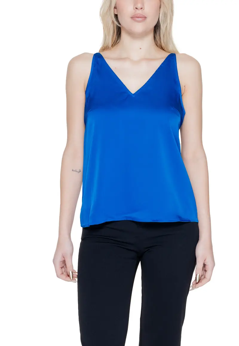 Vila Clothes Top Donna Vila Clothes 14097228 light blue  Azzurro