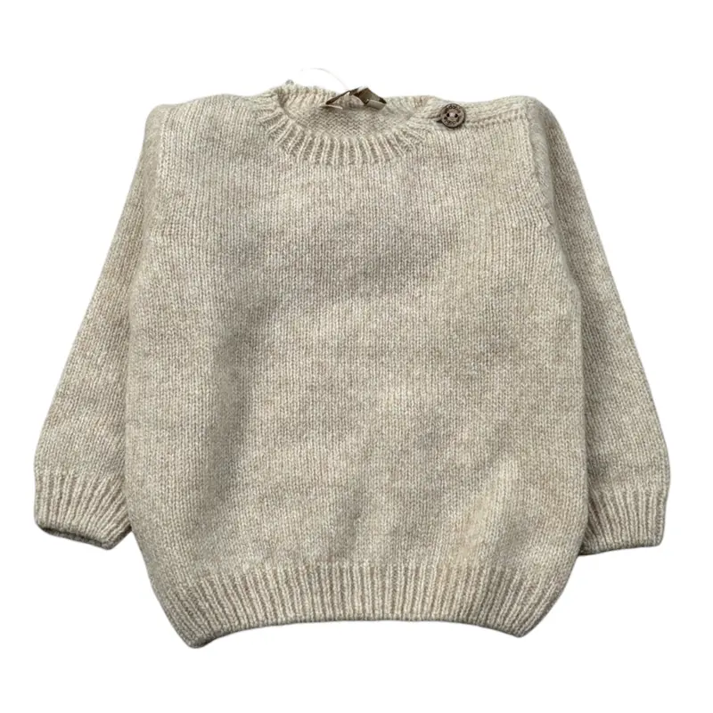 Wedoble Maglia tinta unita Beige per Neonato