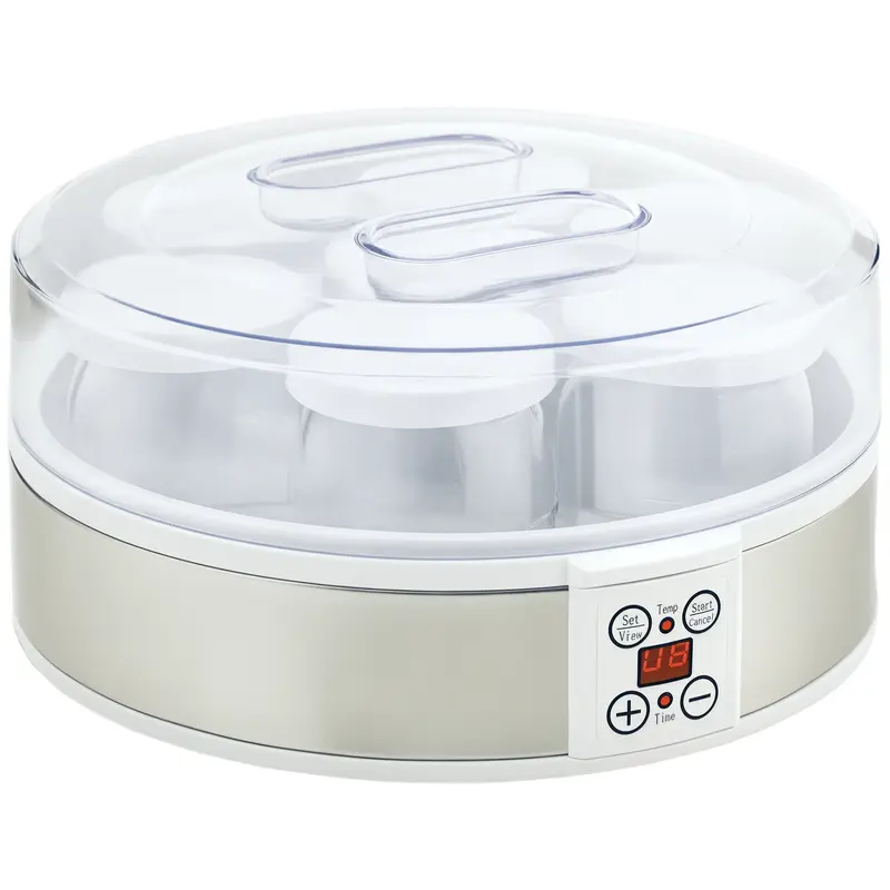 Yogurtiera Elettrica 1,5 L con 7 Vasetti e Display