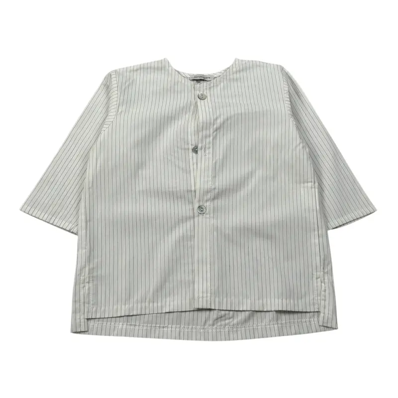 Zero Ampere Camicia Manica Lunga tinta unita Panna per Neonato